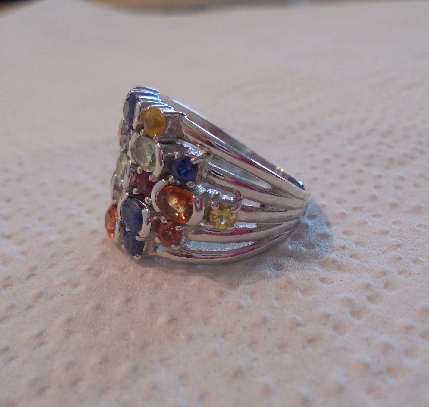 Anelli: Echtschmuck: Saphir-Silberring (53) – Nuovo (secondo la descrizione) da Zuchwil venduto da maumauchi 3