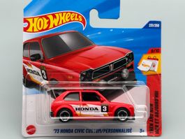Hot Wheels Honda Civic Custom (1973) 1:64 Neu OVP