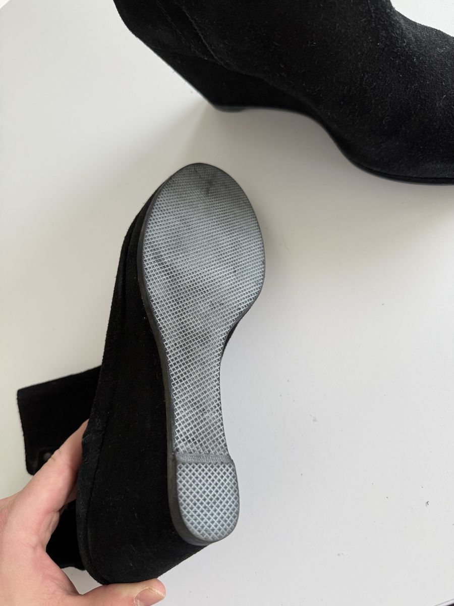 Maje Scarpe da donna: Maje Bottines noires compensées daim (taille-40) – Nuovo (secondo la descrizione) da Genève venduto da rom_8nwv 5