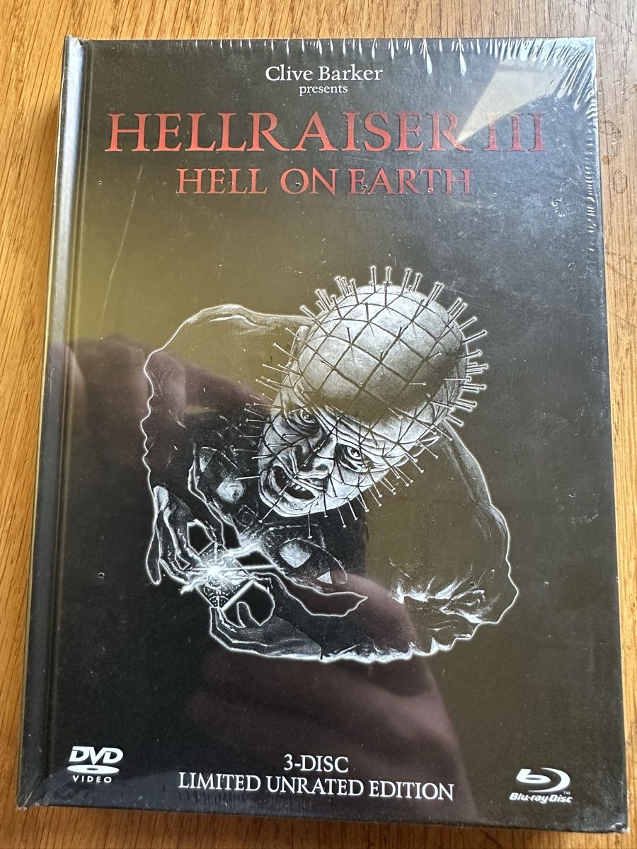 Tous les DVDs: Hellraiser 3 Mediabook neu OVP, 3 Disk Horror – Neuf avec emballage d'origine à Benken ZH par Audi-erich