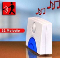 Klingel mit Bewegungsmelder / Zutrittsmelder mit Gong /Alarm