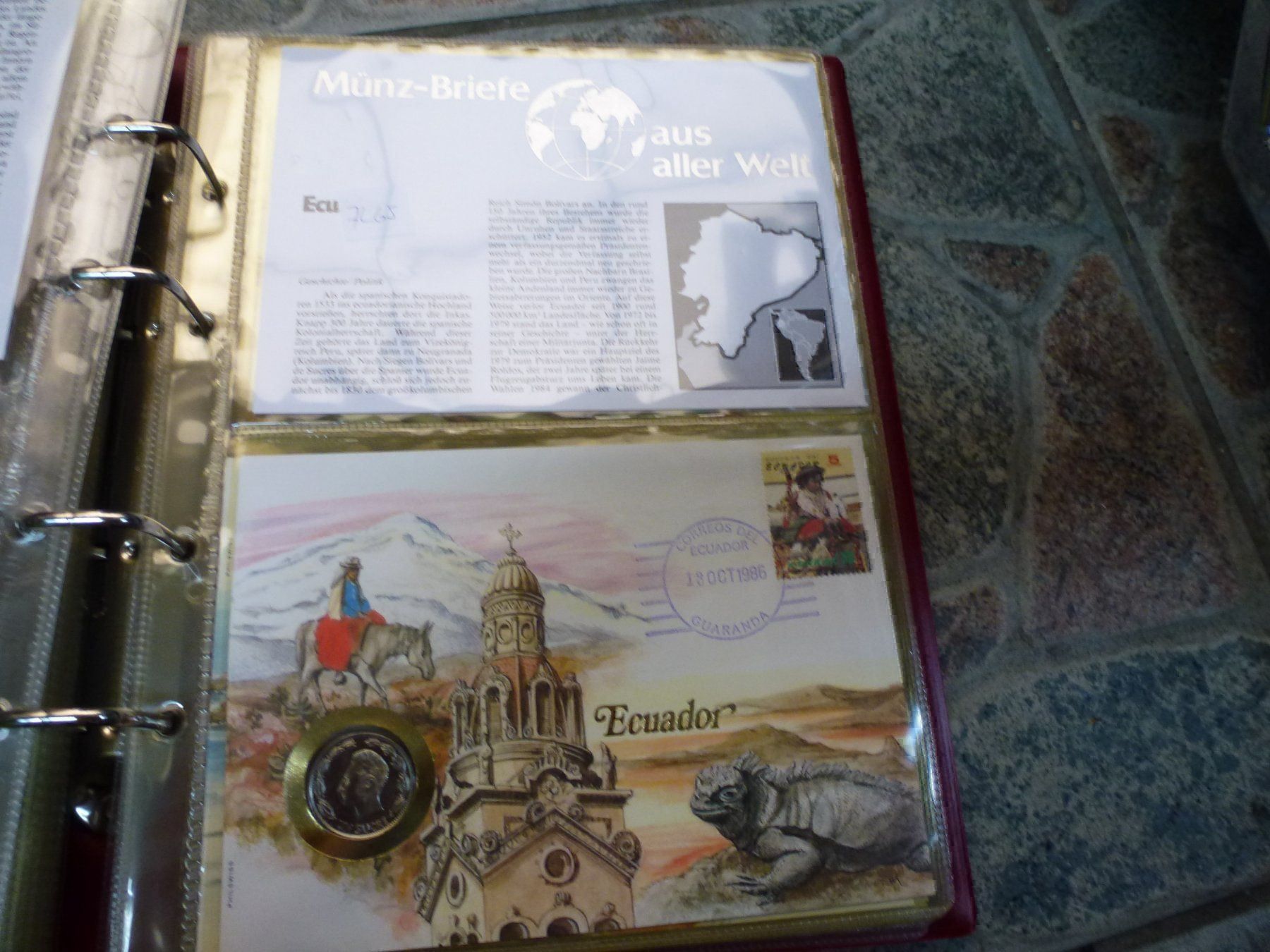Alle Münzen: Münzbrief Ecuador – Gebraucht aus Olten von Disc-Verkauf