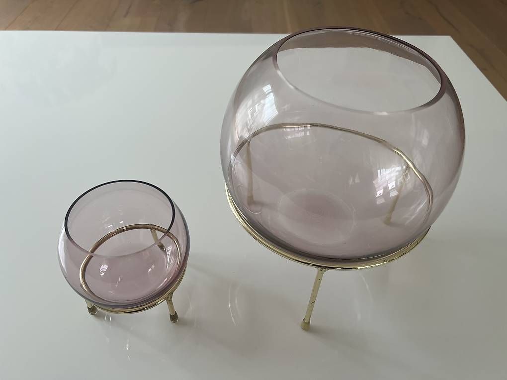 Tutte le decorazioni: 2 Deko Vasen / Kugeln altrosa – Usato da Sevelen venduto da ale_v29l