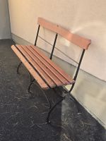 Gartenbank Holz Metall gebrauchter Zustand