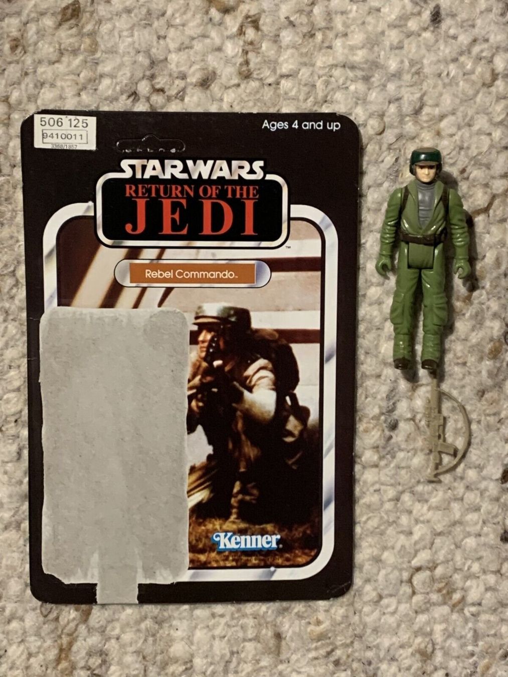Hasbro Giocattoli: Star Wars Vintage Kenner 1983 Rebel Commando ROTJ 65 Back – Nuovo e nell'imballaggio originale da Gimel venduto da marchaux2006 1