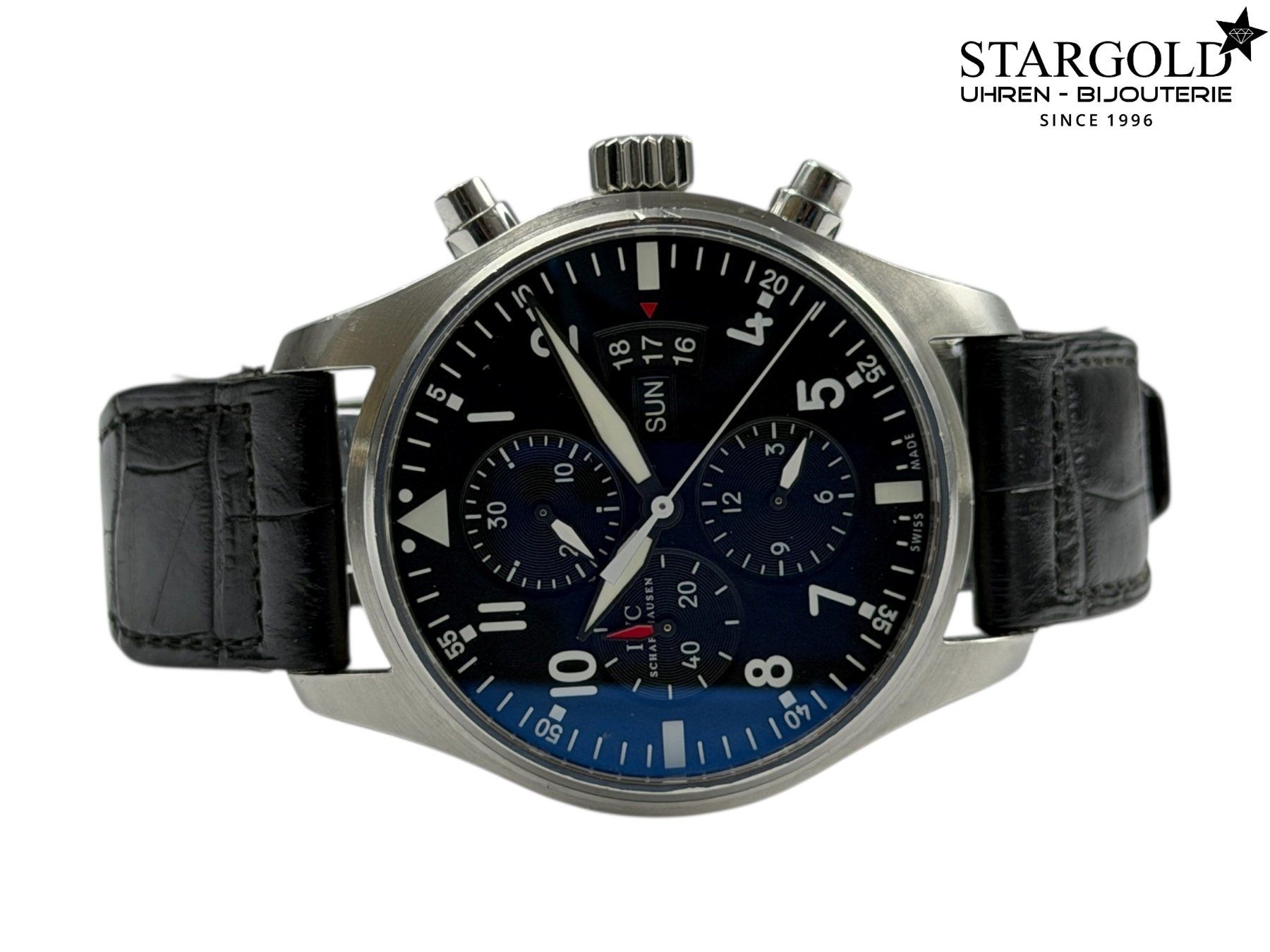 IWC Uhren: IWC Fliegeruhr Chronograph – Gebraucht aus Zürich von Stargold-Uhren 4