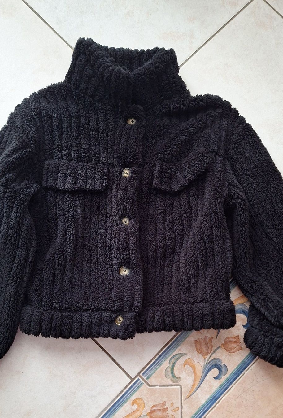 Giacche: Veste courte en peluche côtelée S – Usato da St-Triphon venduto da Jldr0 2