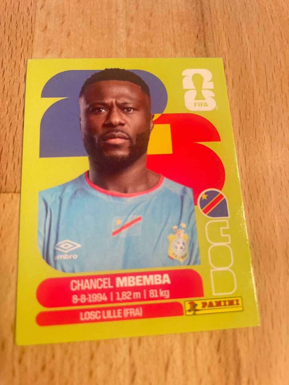 Panini Sammelbilder & Trading cards: Panini Sticker WM 2026, Chancel Mbemba COD 6 – Neu (gemäss Beschreibung) aus Bösingen von Master_75