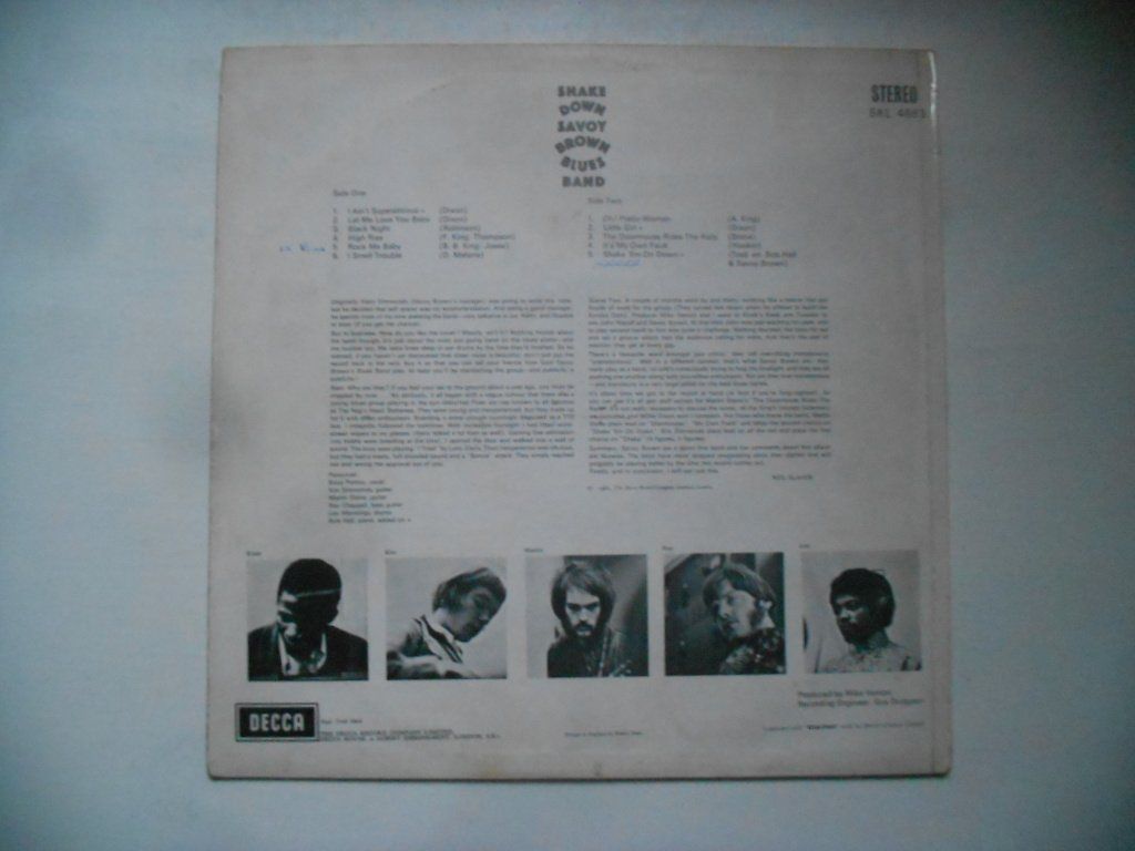Dischi in vinile: SAVOY BROWN BLUES BAND  -  SHAKE DOWN – Usato da Bex venduto da Giorgiob 1