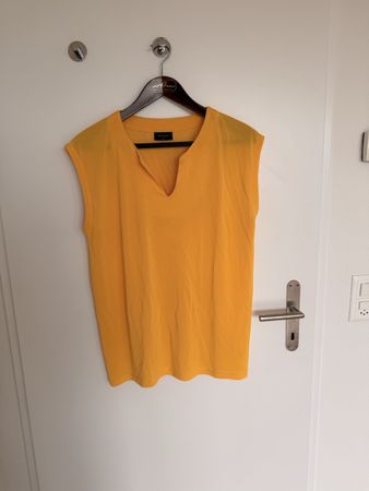 Sommerliches T-Shirt von Free Quent in Senfgelb - Grösse XXL