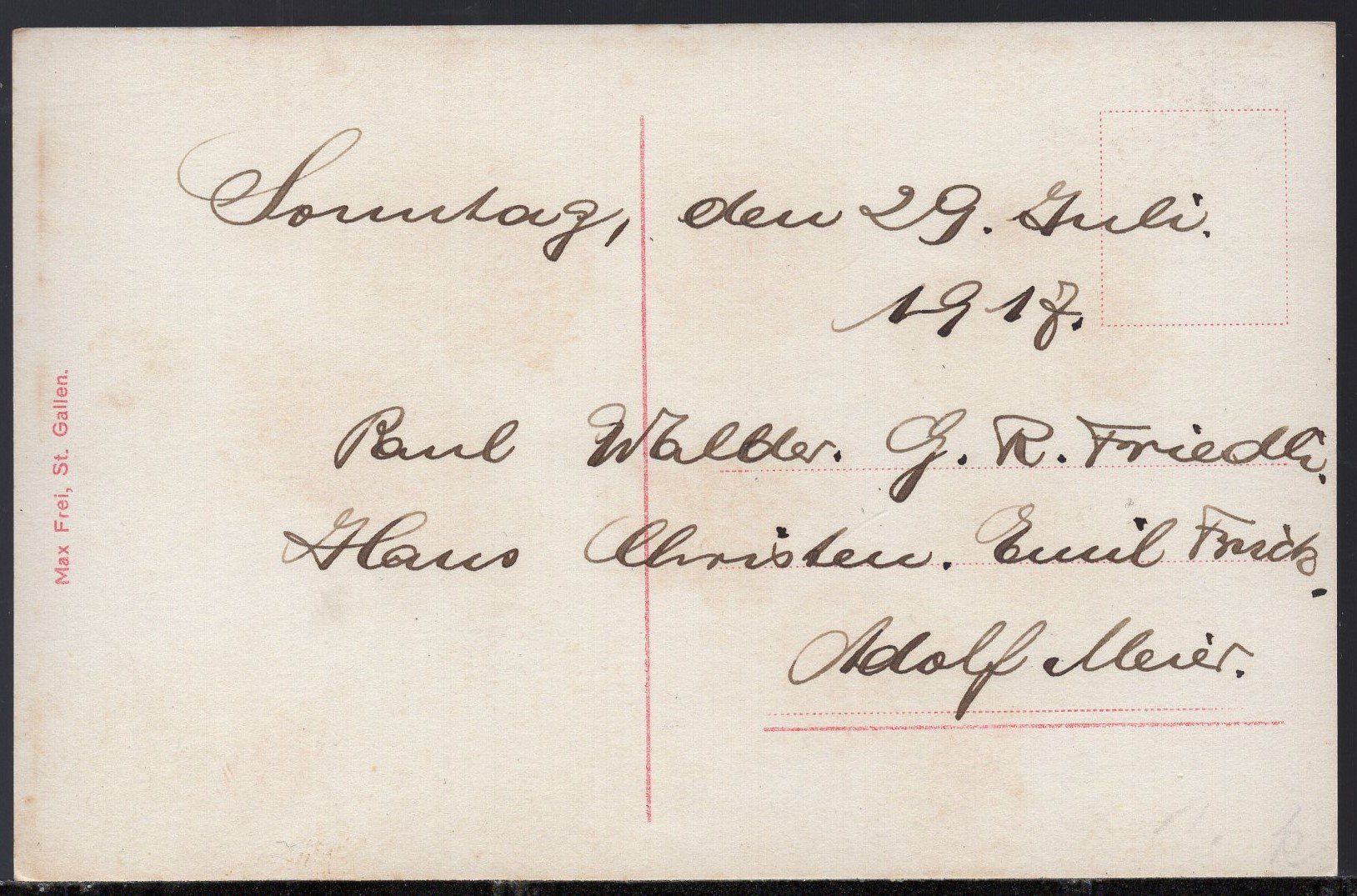 Cartes postales: Staubernkanzel   1917 – D'occasion à Aarau par kufi44 2