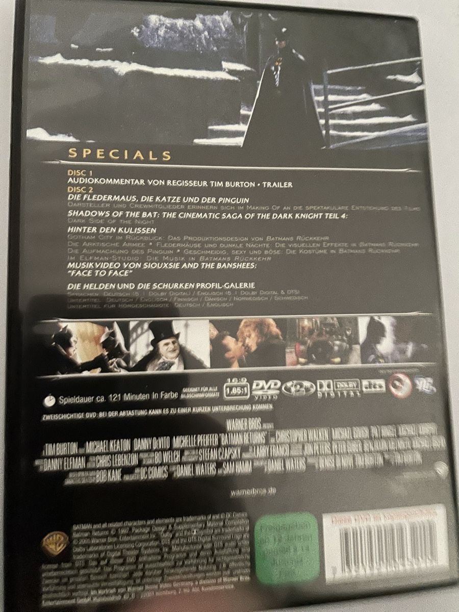 Tutti i DVDs: Batmans Rückkehr – Usato da Winterthur venduto da Cobraforce 1