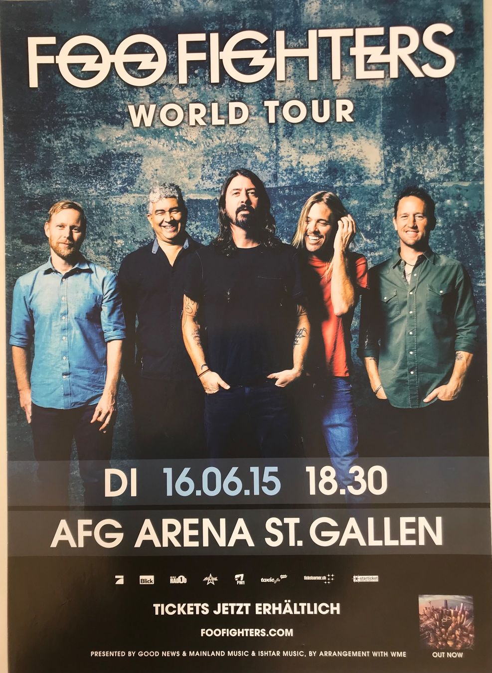 Foto & Immagini: Konzert Plakat Foo Fighters 2015 – Usato da Egolzwil venduto da Studart