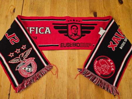 Benfica Lissabon vs. Ajax 2014 Eusebio Cup Schal Fussball