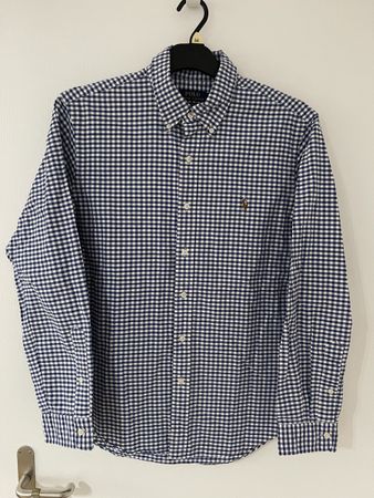 Polo Ralph Lauren Hemd, Gr. L, Blau/Weiss Kariert Top! Y2k
