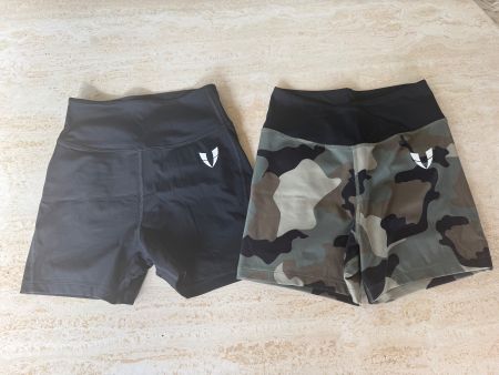 2 Firm Abs Fitness Shorts, Gr. S