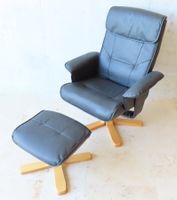 Drehbarer TV-Relaxsessel mit Hocker