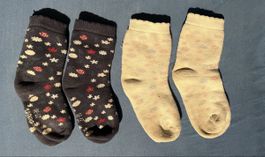 2 Paar Kindersocken von Ewers, gemustert, Grösse 27-30 
