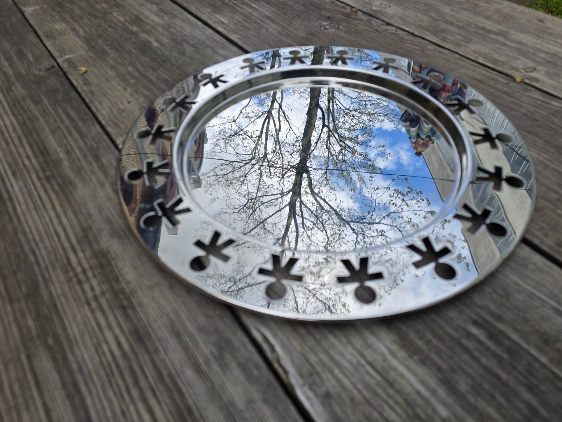 Alessi Piatti di portata: Metall: Alessi Serviertablett 40 cm – Usato da Romanshorn venduto da Rachacha 3