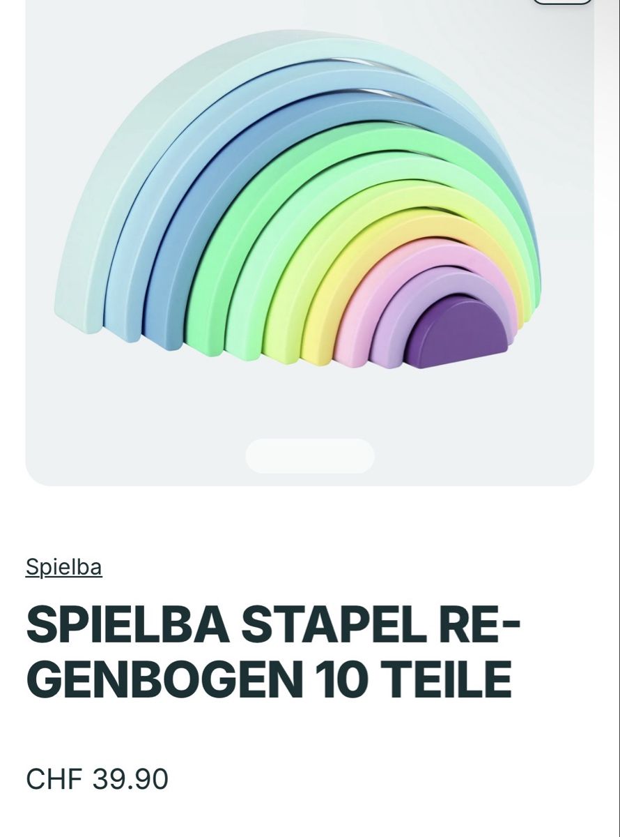 Jouets: Lelin Stapel Regenbogen Holz  – D'occasion à Appenzell par pfa_6gzm 1