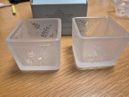 Partylite Kerzenhalter Farn Paar