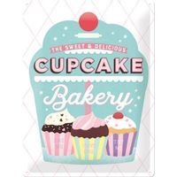 Blechschild 3D-CUPCAKE BAKERY - 30 X 40 CM
