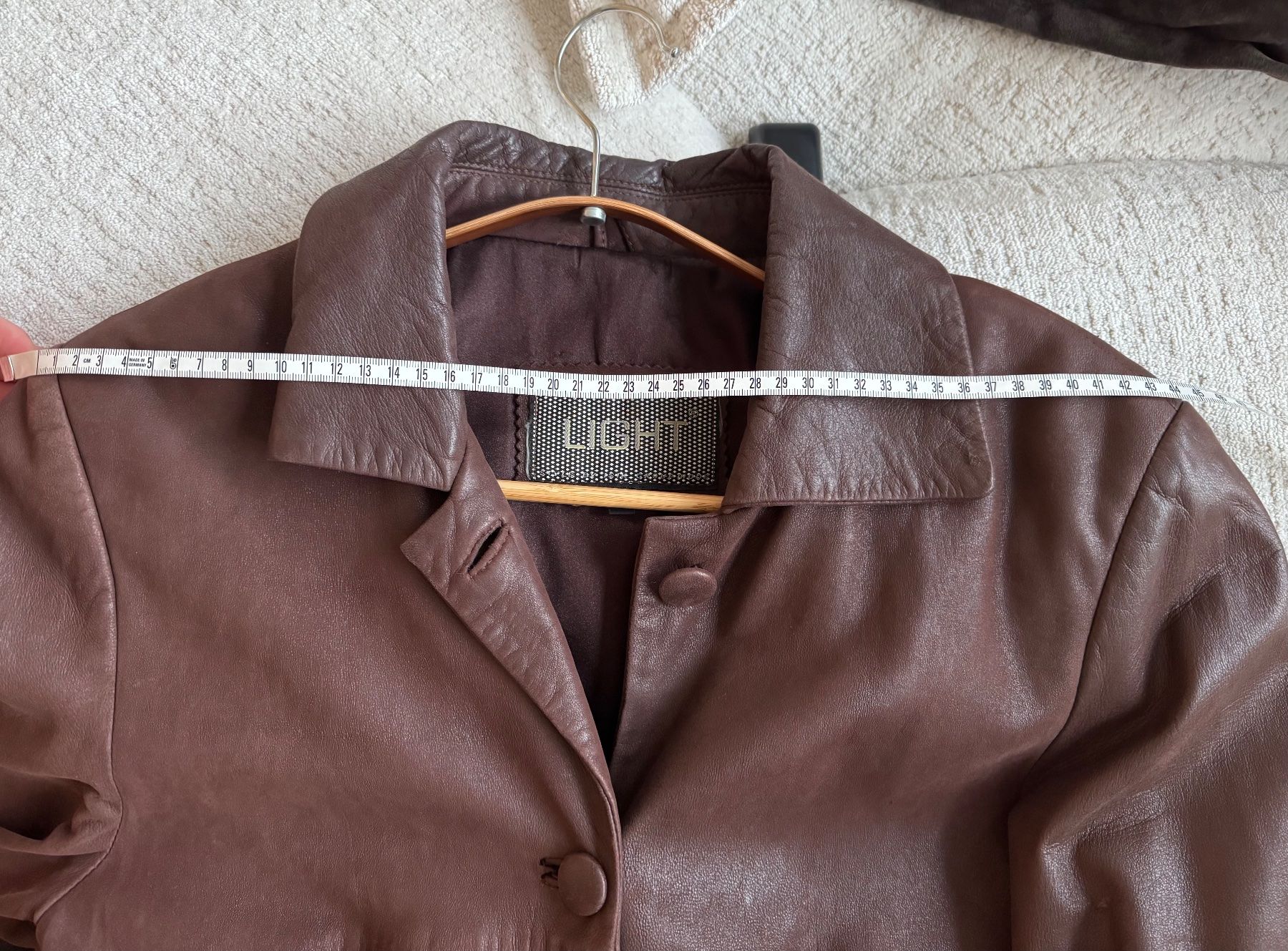 Cappotti: Vintage Over-sized brown leather trench coat LIGHT – Usato da Zürich venduto da di_archive 6