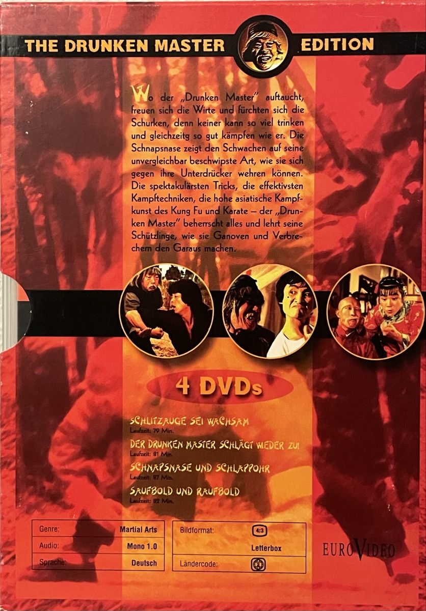 Tous les DVDs: The Drunken Master Edition - 4 Filme – D'occasion à Waldenburg par Mimily33 1