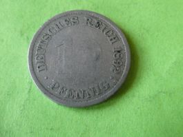 Dt. Reich 1892 A, 10 Pfennig