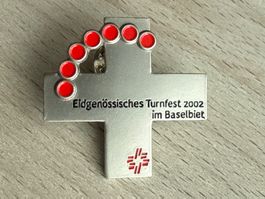 Pin Eidgenössisches Turnfest 2002 im Baselbiet