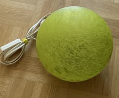 Kugel Lampe Glas handgefertigt Vianne France
