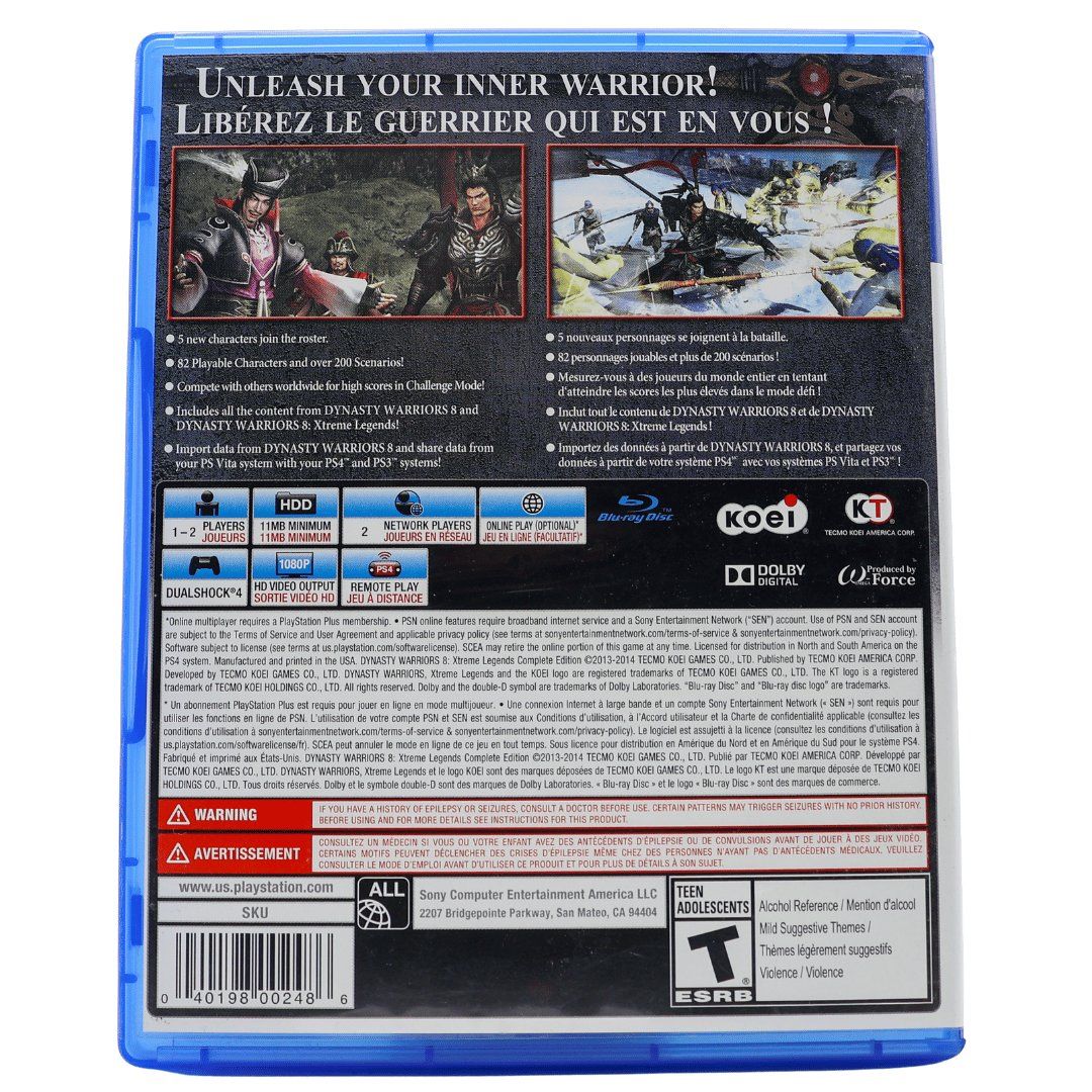 Giochi: Dynasty Warriors 8: Xtreme Legends NTSC - PS4 – Usato da Paudex venduto da dindeboy 1