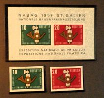 CH 1959 Briefmarkenausstellung St.Gallen **