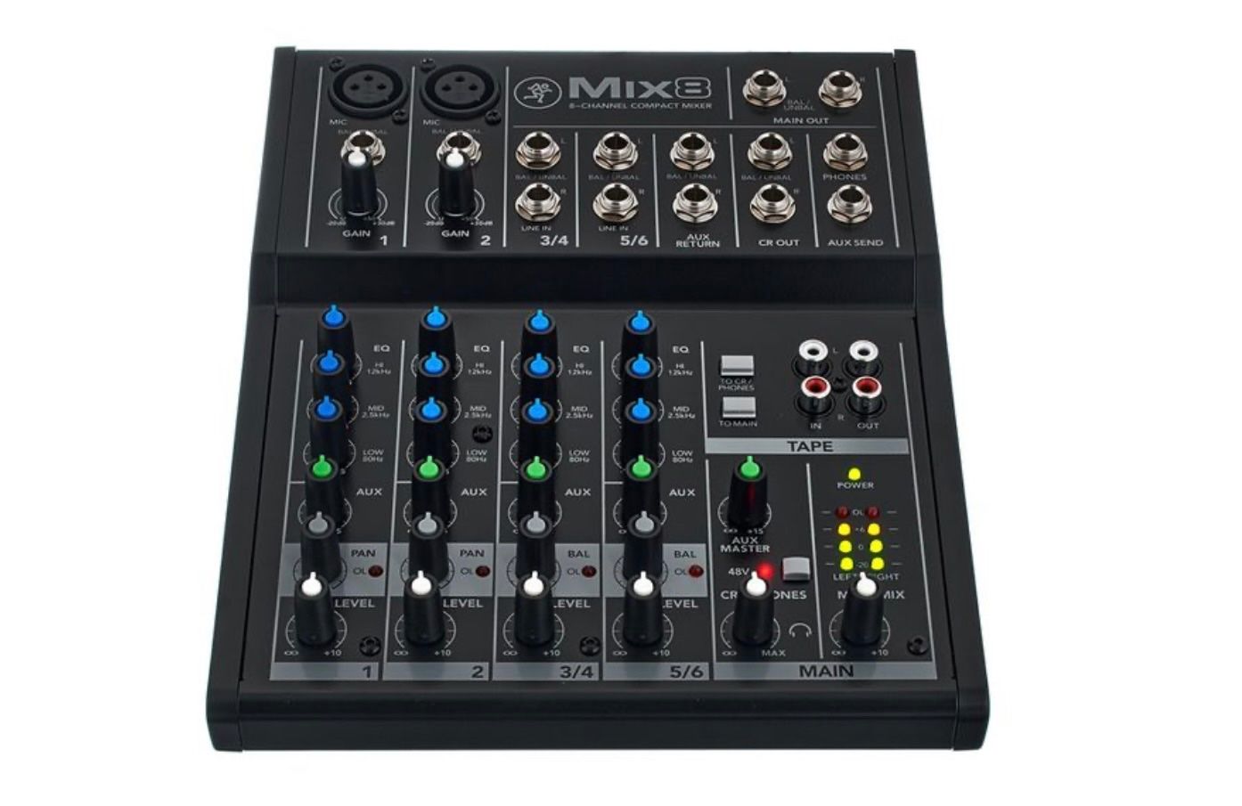 Mackie Mischpulte: Mackie Mix8   8 Kanal Kompaktmixer – Neu und originalverpackt aus Wattenwil von Mg53