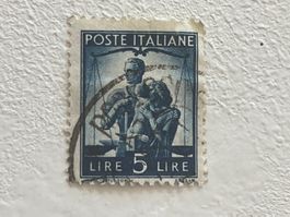 Italia Briefmarke