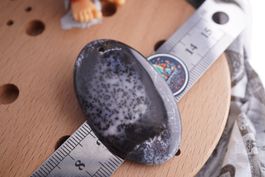 Gelocht Opal Schwarz   –Edelsteinstube Rausverkauf
