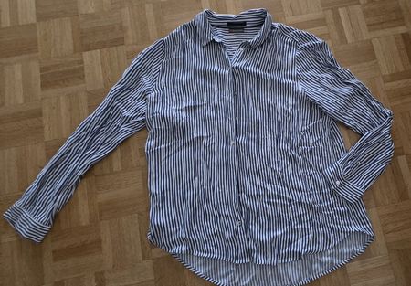 Chemise rayée bleu/blanc Street One