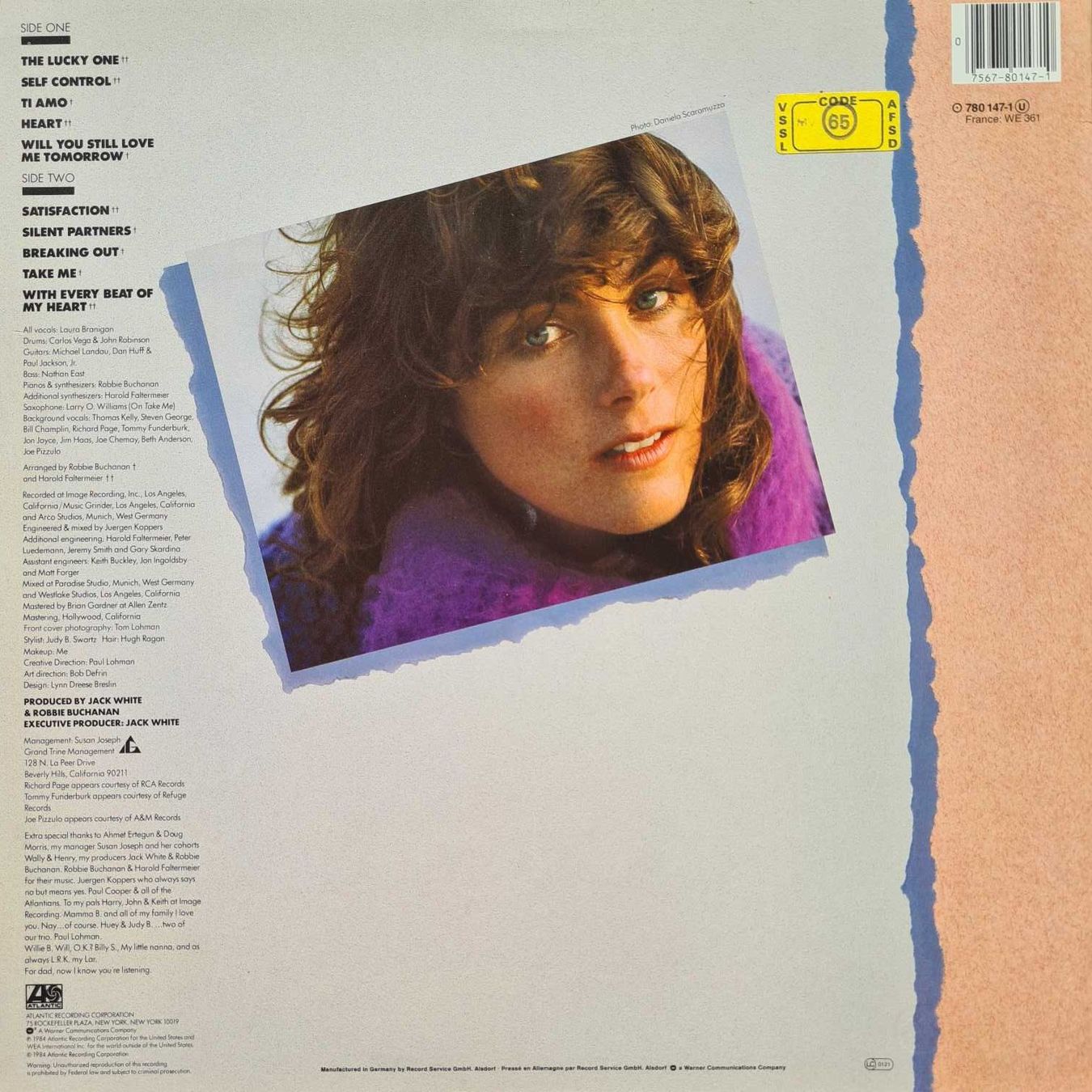 Schallplatten: LP - Laura Branigan - Self Control – Gebraucht aus Basel von Solarbebop 1
