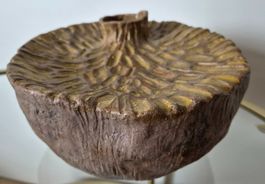 Keramisches Kunstobjekt  Handarbeit im Wabi-Sabi-Stil
