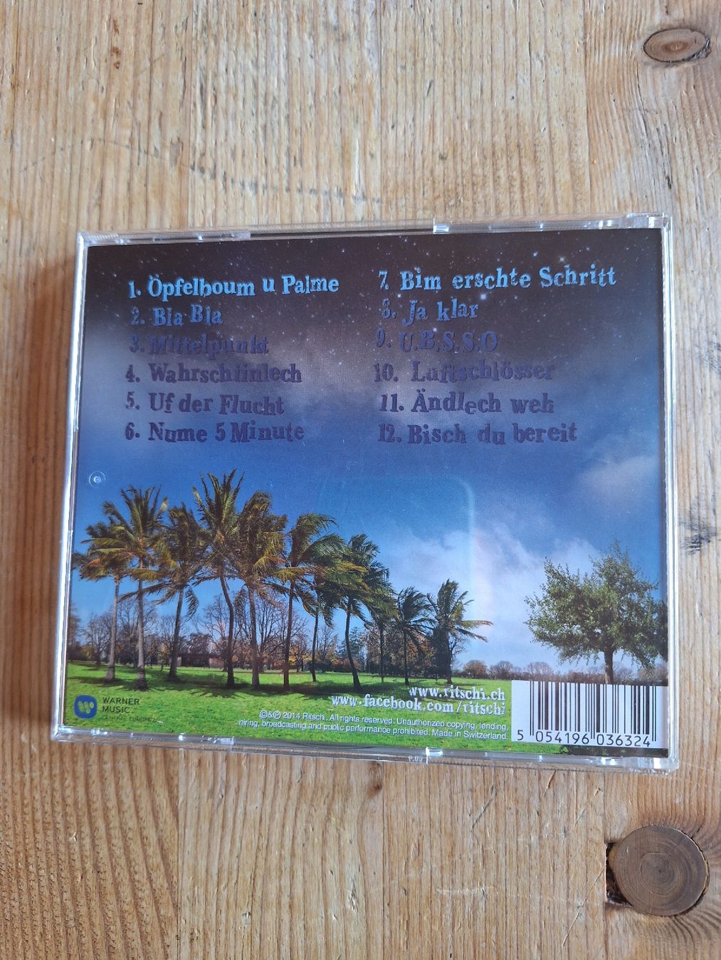 CD: Ritschi "öpfuboum u palme" – Usato da Schwarzenburg venduto da Ralfi1 1