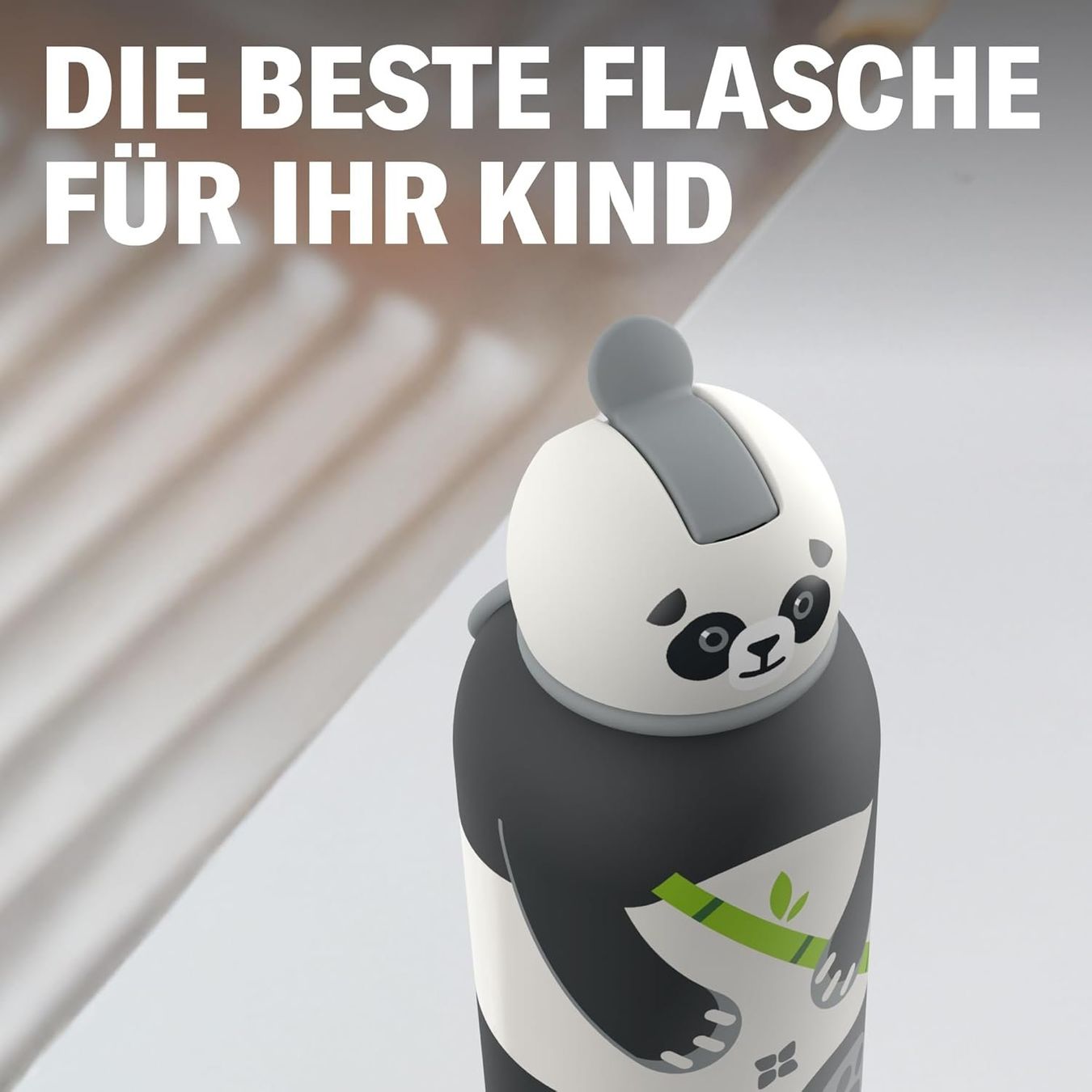 Waterdrop Trinkflaschen & Thermosflaschen: waterdrop Kinder Trinkflasche 400 ml Edelstahl Panda – Neu und originalverpackt aus Suhr von SchnapperCH 1
