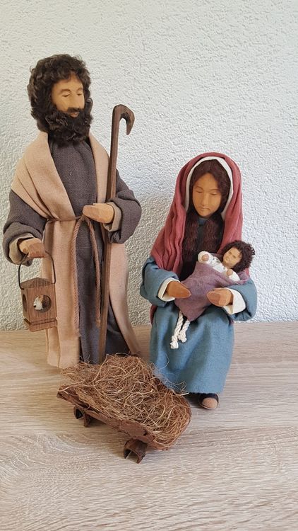 Tuzsocr Krippenstatue - Heilige Familie Aus Harz Für Weihnachtsdekoration
