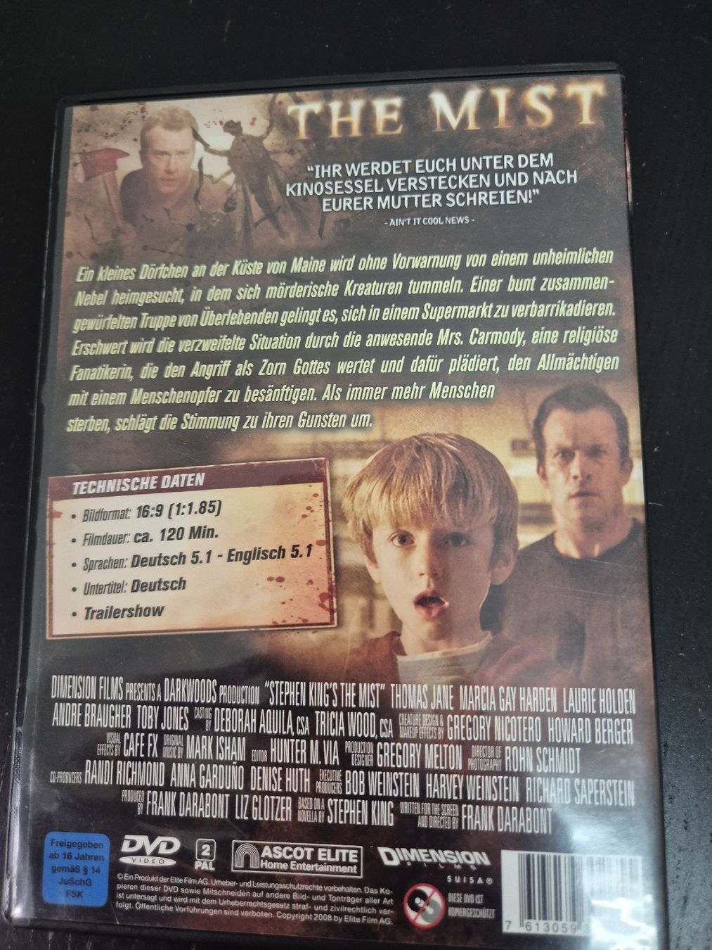 Tutti i DVDs: DVD The Mist - Stephen King – Usato da Wald ZH venduto da _Hotarubi_ 1