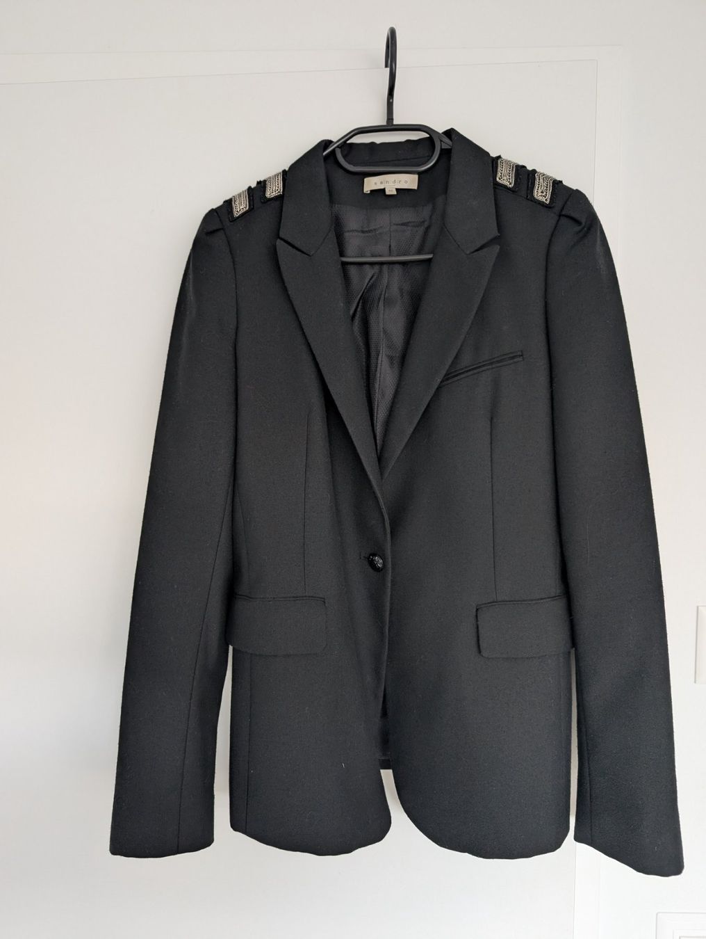Sandro Giacche: SANDRO Schwarzer Blazer Gr. 40 – Usato da Brugg AG venduto da dan_ln78 6