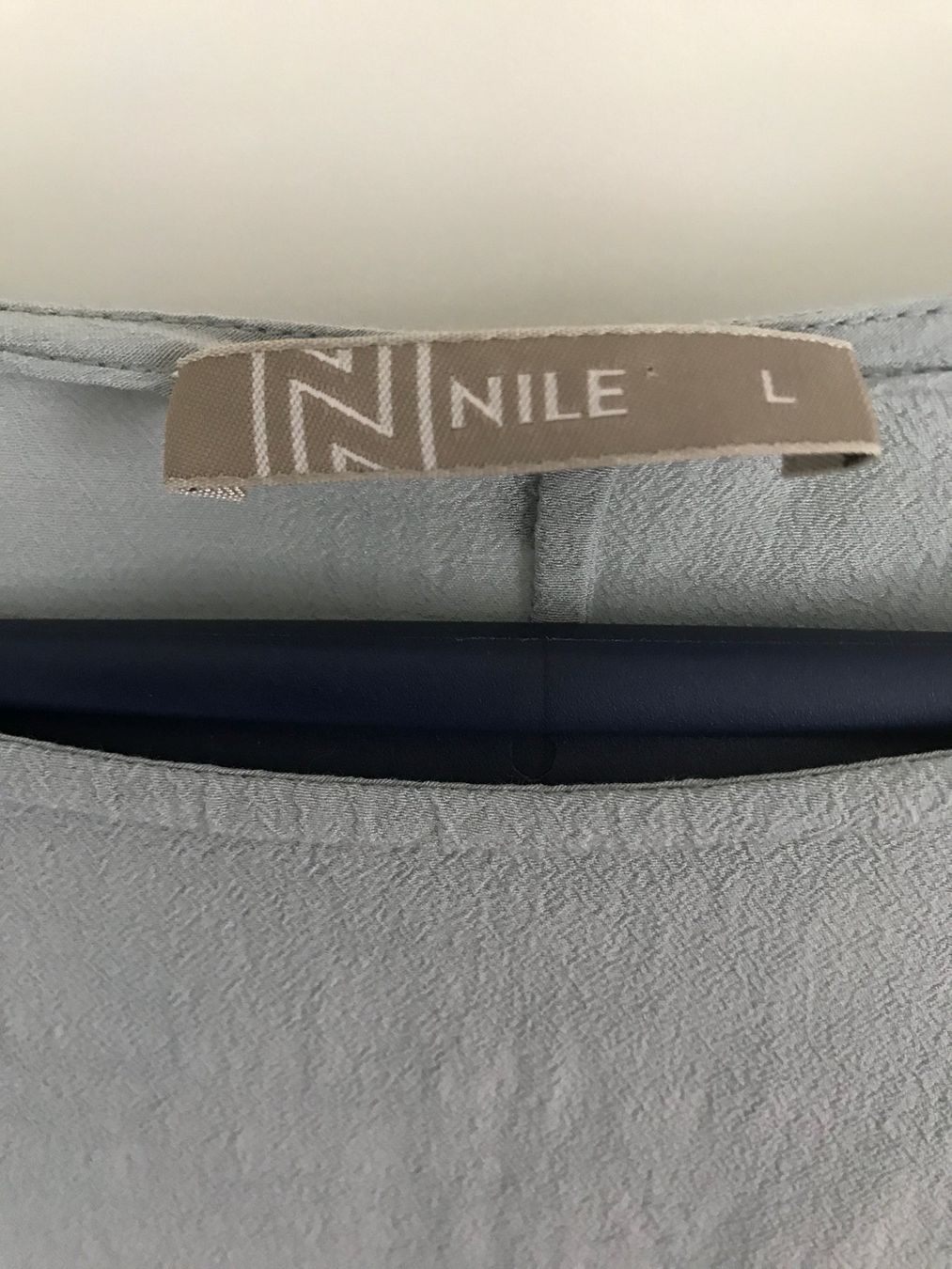 Nile Tuniken: NILE Shirt Bluse Schlupfbluse Tunika, Eisblau, Gr. L – Gebraucht aus Bassersdorf von golden_sun 5