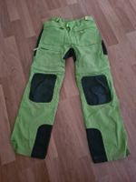 Jakoo Outdoor Hose, grün, Loch im Hosenbein, Grösse 140