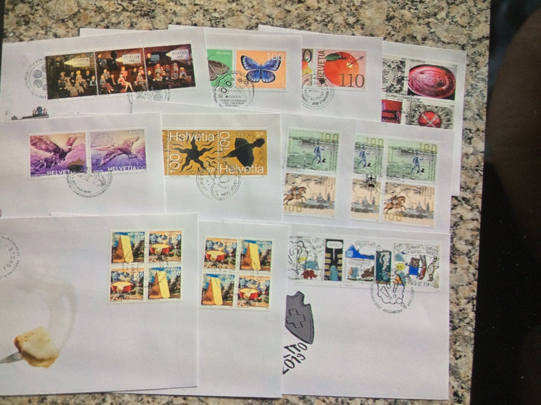 Tous les timbres: Ersttagscouverts – Neuf (Voir description) à Kilchberg ZH par APZ4BWM2