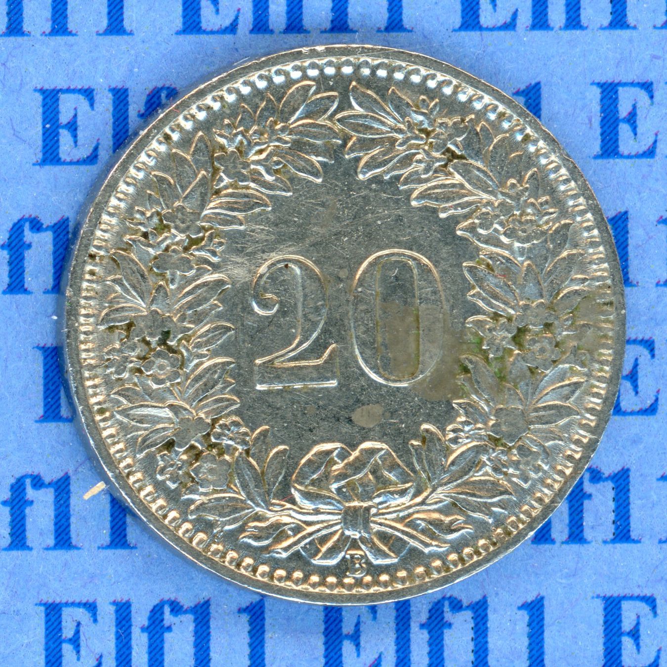 Tutti le monete: CHF___0.20 1924 ss 20 Rappen – Usato da Widnau venduto da Elf11 1