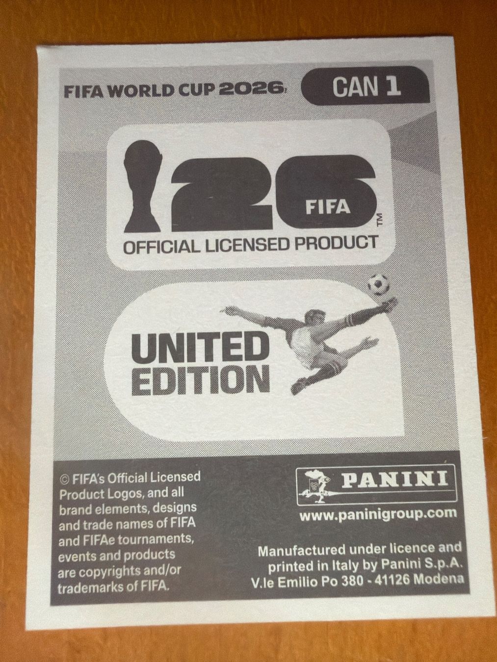 Panini Cartes à collectionner: Panini CAN1 – Neuf (Voir description) à Susten par Rechnun 1