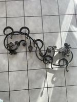Exklusive handgefertigte Schmiedeeisen Garderobe, einzeln St